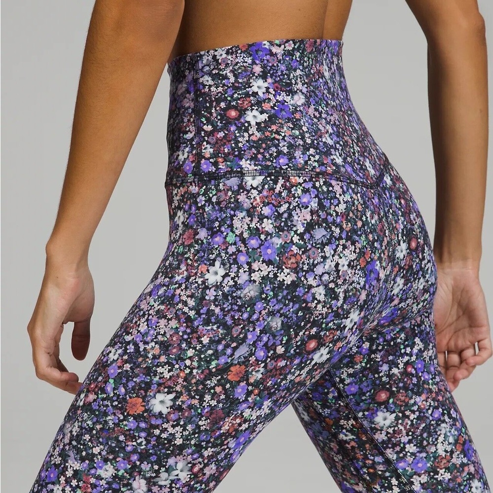 Lululemon Align HR Crop 21” Flower Burst Multi FLBM High Rise...